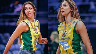 Nicoll Pîrv, filha dos ídolos do vôlei Giba e Cristina