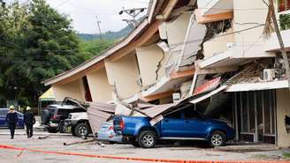 A princípio, foram registrados apenas danos materiais do terremoto