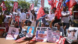 Manifestantes se revoltam contra reforma eleitoral que prejudica minorias e beneficia partido do premiê Narendra Modi. (10/10/2026)