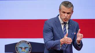 Secretário de Guerra dos EUA, Pete Hegseth, em setembro de 2026