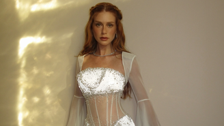 Marina Ruy Barbosa de vestido branco 