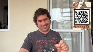 O youtuber Pirulla em seu primeiro vídeo longo publicado no seu canal de YouTube desde que sofreu um AVC, em maio de 2025.