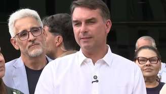 Flávio Bolsonaro visitou o ex