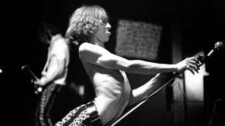 Iggy Pop com os The Stooges, em 1969