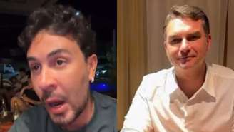 Carlinhos Maia e Flávio Bolsonaro (Reprodução/Instagram)