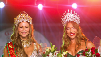 Paolla Oliveira e Virginia Fonseca foram rainhas de bateria da Grande Rio