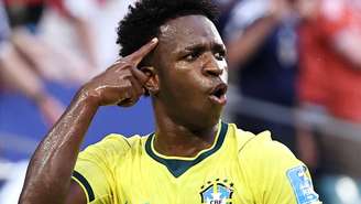Vini Jr., atacante da Seleção Brasileira