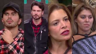 Alfredo, Igor, Renata e Eduarda em A Fazenda 18 (Reprodução/Record)