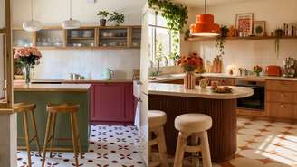 Conheça a soft kitchen, tendência de decoração que aposta em conforto, cores suaves e materiais naturais para transformar a cozinha