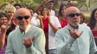 Lula surpreende ao usar óculos futuristas em vídeo com jovens durante campanha eleitoral