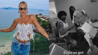 Virginia Fonseca recebe buquê misterioso após término com Vini Jr.