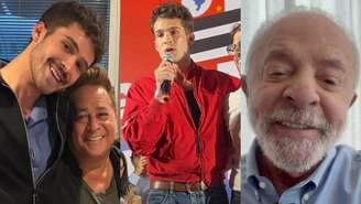 João Guilherme, Leonardo e Lula (Reprodução/Instagram)