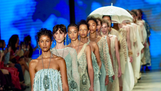 Catarina Mina no SPFW 