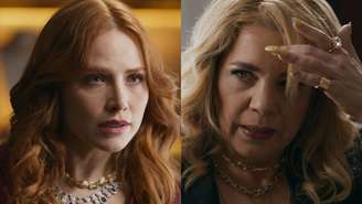 Adriana (Leticia Colin) e Pilar (Isabel Teixeira) de Quem Ama Cuida (Reprodução/TV Globo)