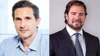 Frederic Kachar, ex-diretor-geral de Mídia Impressa e Rádio do Grupo Globo, e Daniel Vorcaro, ex-banqueiro dono do Master