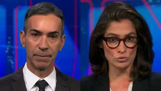 César Tralli e Renata Vasconcellos no Jornal Nacional (Reprodução/TV Globo)
