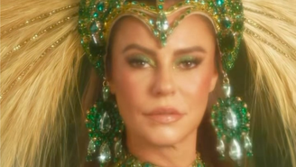 Paolla Oliveira mostra look para ser coroada rainha da Imperatriz Leopoldinense