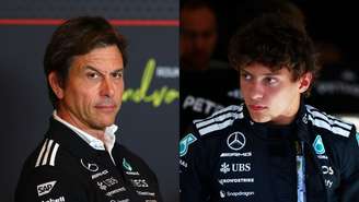 Toto Wolff e Kimi Antonelli (Mercedes)
