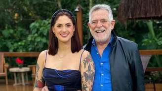 Carol Junger e José de Abreu (Reprodução/Instagram)