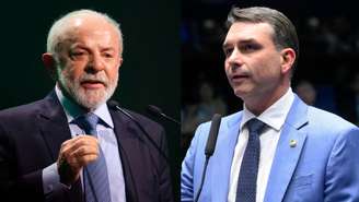 Lula; Flávio Bolsonaro (Divulgação)