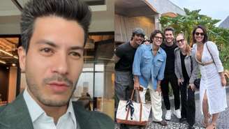 Arthur Aguiar rebate críticas após foto sorrindo com elenco de Rebelde no velório de Lua Blanco
