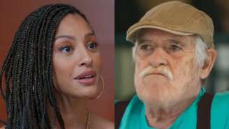 Sheron Menezzes e José de Abreu em Por Você (Reprodução/TV Globo)