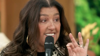 Regina Casé no 'Encontro com Patrícia Poeta'