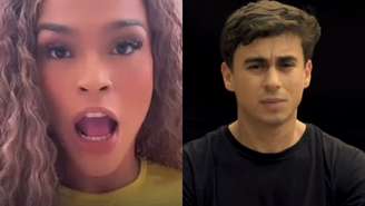 Atriz Bianca Manicongo e Nikolas Ferreira