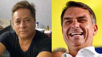 Leonardo; Flávio Bolsonaro (Reprodução Redes Sociais)