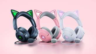 Razer apresenta o headset Kraken Kitty V3 com cabo