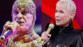 Xuxa se desculpa com Ney Matogrosso após comparação polêmica: 'Eu falo demais'