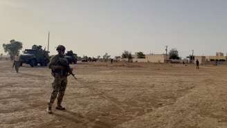 Soldados do Africa Corps russo no Mali. Imagem extraída de vídeo publicado no canal oficial do Africa Corps.