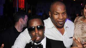 Sean 'Diddy' Combs e Mike Tyson em 2008