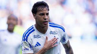 Kaio Jorge após marcar pelo Cruzeiro 