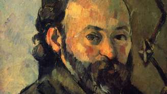 Autorretrato de Paul Cézanne (c. 1880–1881), em exibição na National Gallery, Reino Unido.