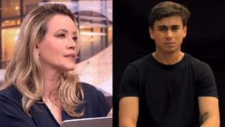 Natuza Nery e Nikolas Ferreira (Reprodução/Globo News/ Instagram)