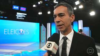 César Tralli estará sob pressão no debate, assim como os candidatos à Presidência