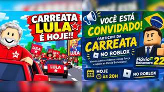 Manifestações foram organizadas na plataforma Roblox