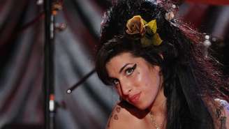 Amy Winehouse na 50ª edição do Grammy, em 2008