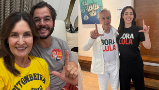 Famosos comemoram a vitória de Lula nas eleições