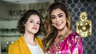 Josiane (Agatha Moreira) e Maria da Paz (Juliana Paes) de A Dona do Pedaço (Divulgação/TV Globo)