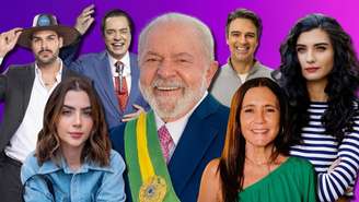 Lula com atrações de 2022, à esquerda, e novidades do começo de 2027, à direita