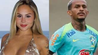 Lara Jucá e o jogador Wesley