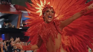Mileide Mihaile em desfile no carnaval de 2026 como rainha da Unidos da Tijuca