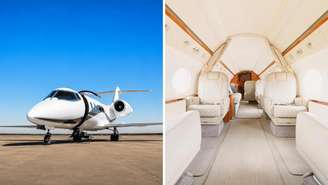 O voo foi realizado em um Gulfstream G400 da Baires Fly