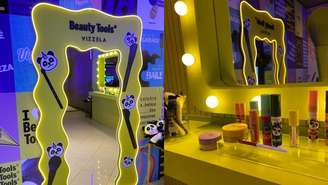 Confira a ativação da Beauty Tools em collab com a Vizzela no show do BTS