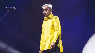 Caetano Veloso se apresenta no palco da Movistar Arena, em junho de 2026