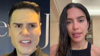 Luiz Bacci e Anitta (Reprodução/X/Instagram)