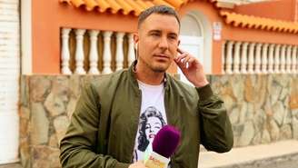 O repórter Raúl Triguero era especialista em entrevistar celebridades