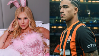 Virginia Fonseca surge de coelhinha em festa de Halloween e recebe comentário de jogador